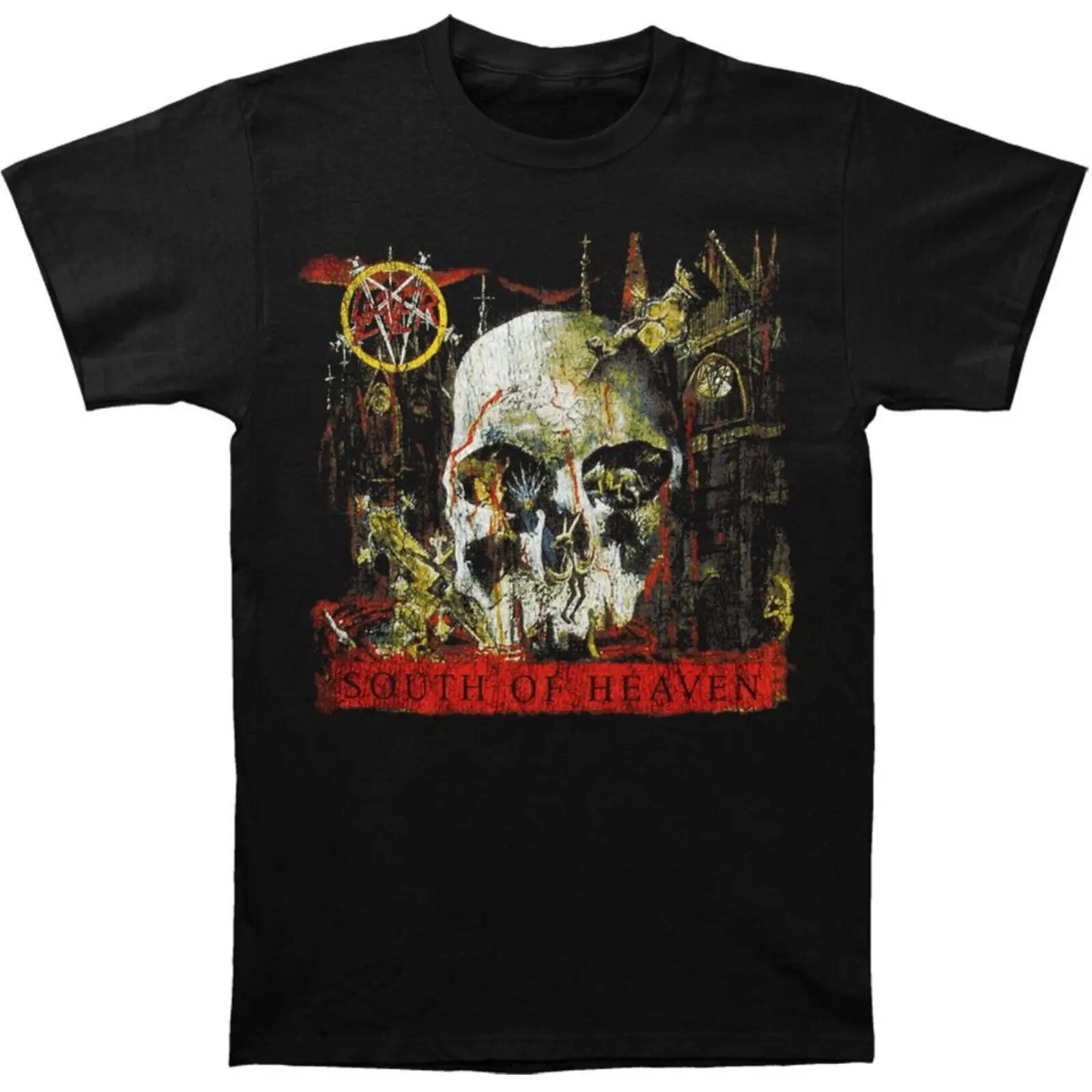 SLAYER cd cvr SOUTH OF HEAVEN Official SHIRT XL New awaits mercy abyss reign
