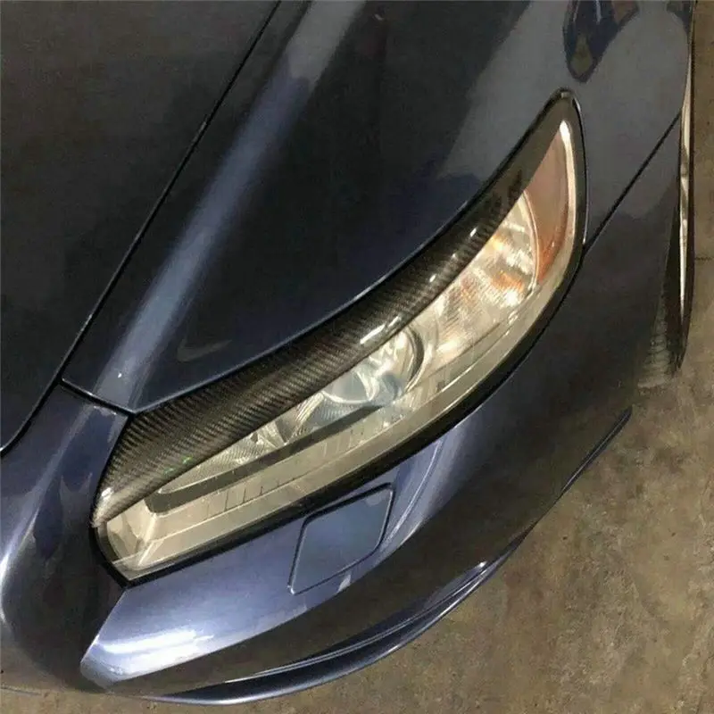 Car Front Bumper Headlight Eyelid Eyebrow Lamp Trim For Volvo S40 V50 2004-2012 Replacement Accessories-A67F - view 2