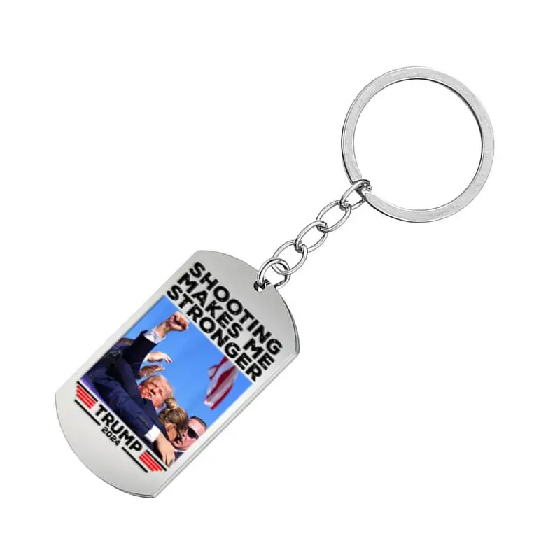 President Merchandise Keychain President Election Stuff President Keychains Metal President Keychain Funny Rally Keychain For