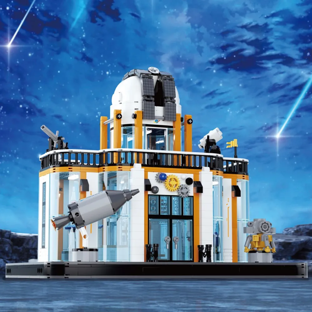 Kit de Construcción del Museo Aeroespacial de 1623 Piezas - Salón de Exposiciones de Aviación con Modelos de Cohetes, Diorama para Coleccionistas Adultos