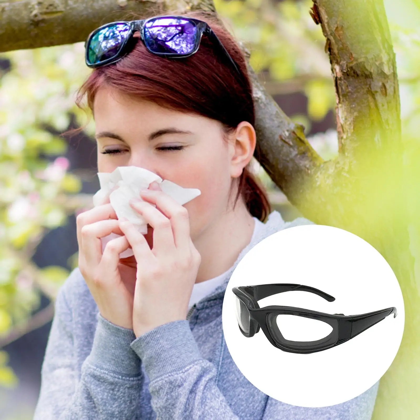 Practical Onion Goggles Tearless Comfortable Safety Cooking Dustproof Sponge