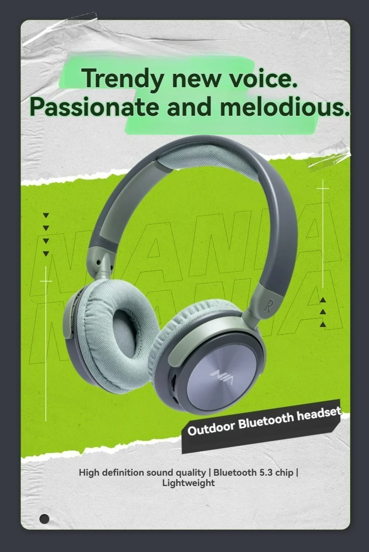 

Беспроводные наушники Bluetooth 5.3, наушники с шумоподавлением, микрофонные стручки, спортивная игровая гарнитура