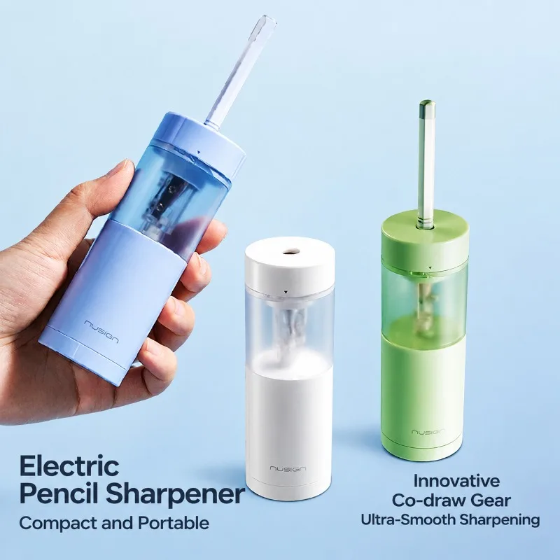 Electric Pencil Sharpener Automatic Pencil Cutter for Children Portable Motor‑driven Stationery Device Creating Neat Lead
