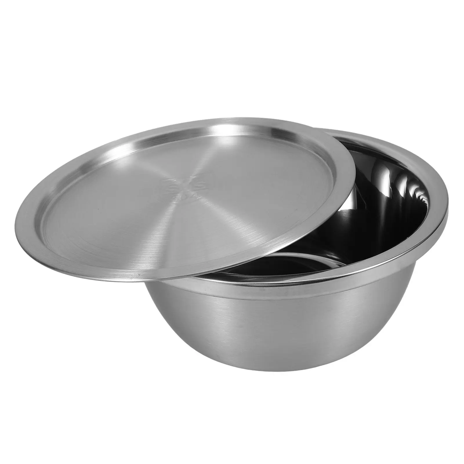 

Миска для смешивания из нержавеющей стали, глубокая, круглая, для кухни, для мытья фруктов, овощей, пасты, мяса, морепродуктов
