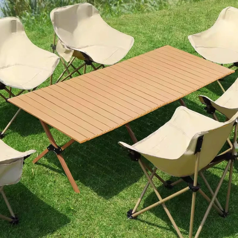 

Outdoor Folding Camping Table Picnic Lightweight Backpacking Camping Table Portable Dining Mesas Plegables Outdoor Furniture