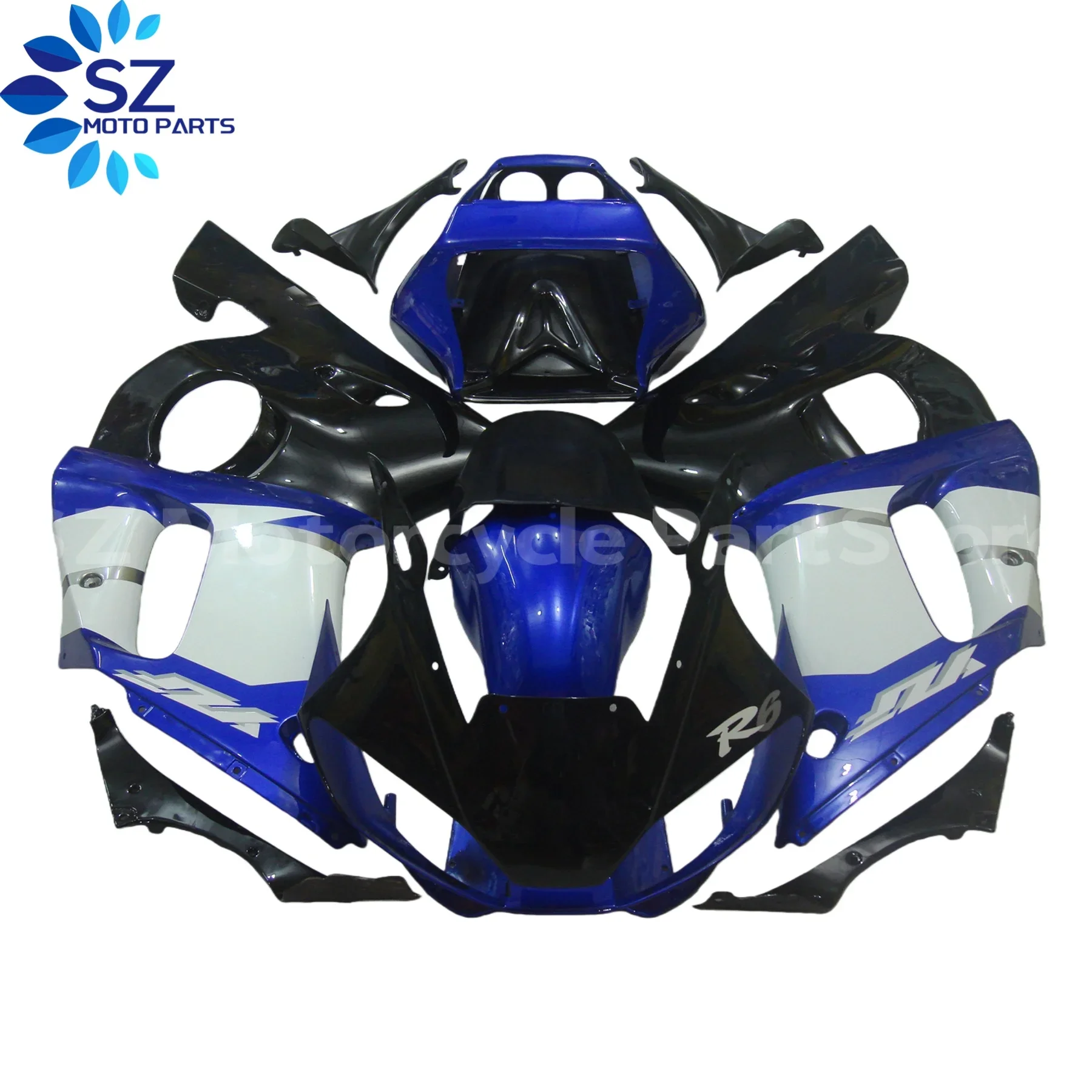 New ABS Fairings Kit Fit for YAMAHA YZF- R6 98 99 00 01 02 1998 1999 2000 2001 2002 Bodywork Set