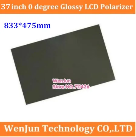 90Degree 37inch 0degree Glossy 833*475mm LED LCD Polarizer Polarizing Film for LCD LED IPS Screen for TV LCD Monitor Super clear