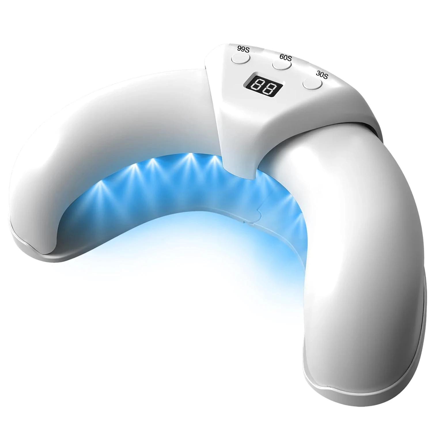 Professional Foldable UV LED Nail Lamp – 3 Timers, Quick Dryer for Gel Polish, Ideal for Home & Salon Curing