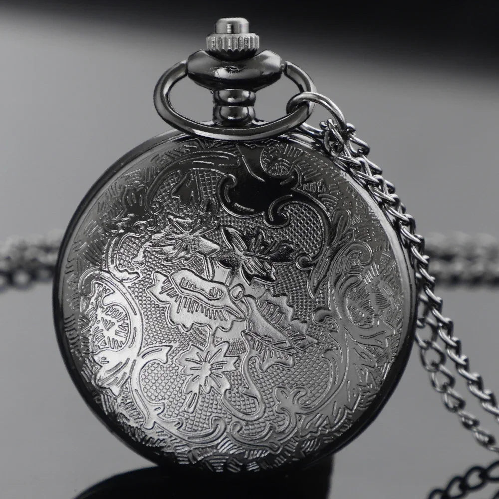 الأخطبوط الجوف ريترو خمر ساعة الجيب الكوارتز سلسلة قلادة ساعة قلادة الساعات للرجال النساء الاطفال هدايا فريدة من نوعها #4