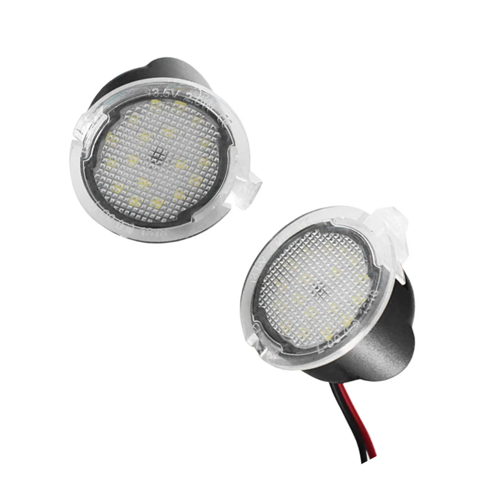 3F1Z13B375AA ABS and PC for Ford Taurus E 2003-2007 LED Side Mirror Puddle Light Bright Illumination