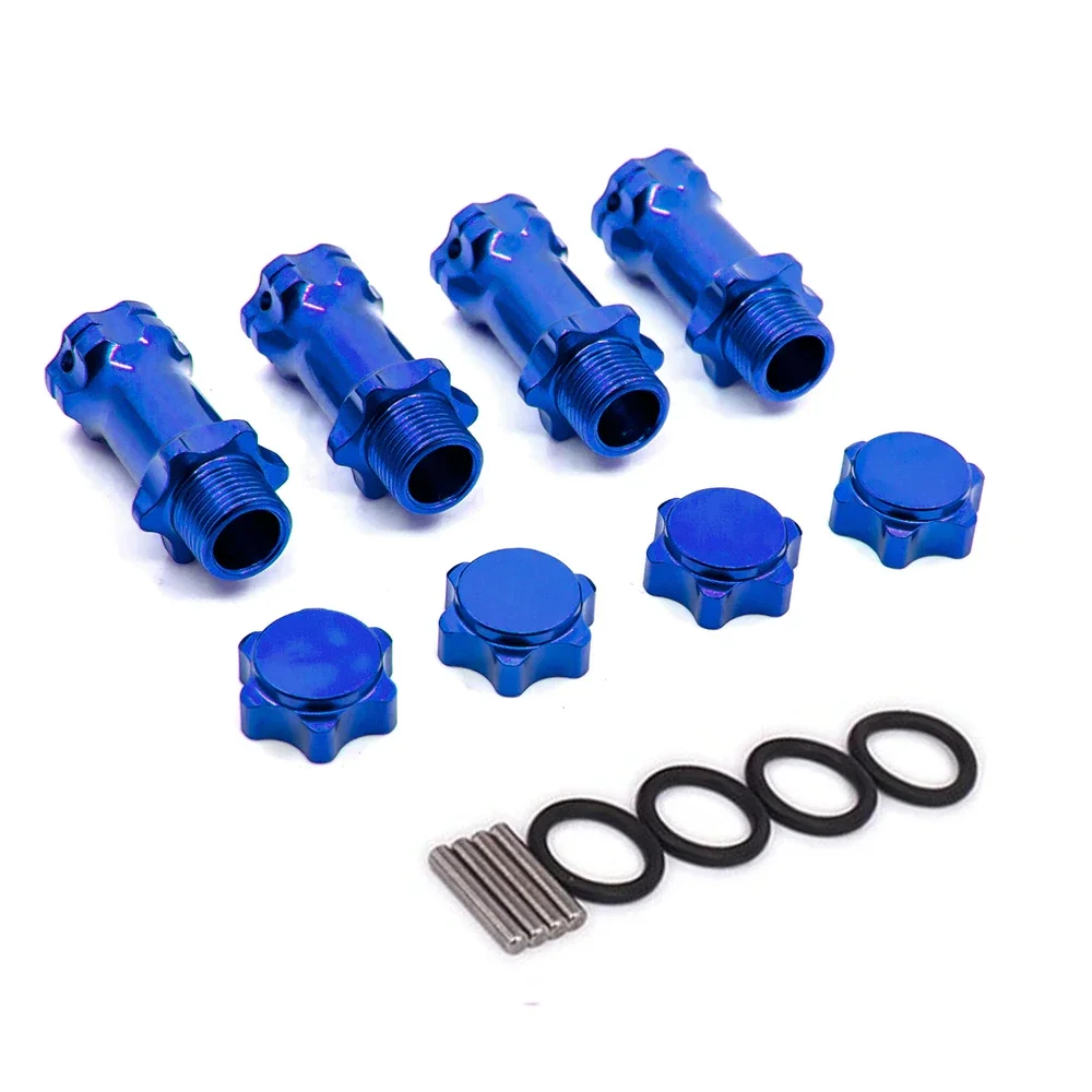 Metale 17mm Koło Hex 30mm Dłuższe Ulepszone Mocowanie Adapter Pokrywa Piasta do Monster Truck Truggy RC w skali 1/8 HSP Części zamienne