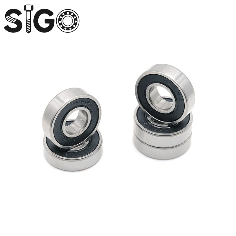 16001RS 12*28*7(mm) 1PCS Bearing ABEC-1 16001ZZ 16001 2RS Rubber Sealing Type Chrome Steel Deep Groove Bearing