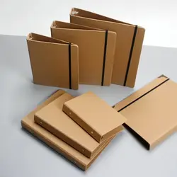 A4/A5/A6 Kraft paper Creative Binder Loose Notebook Diary Loose Leaf Note Book Planner Office Supplies Journal B5 Binder Planner