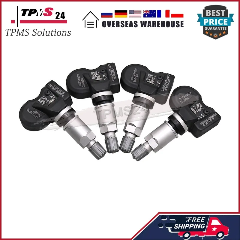 TPMS sensore di monitoraggio della pressione dei pneumatici 01734809 433MHz per Geely Emgrand EV500 Vision X3 Coolray ePro Binray ICON Yuanjing S1