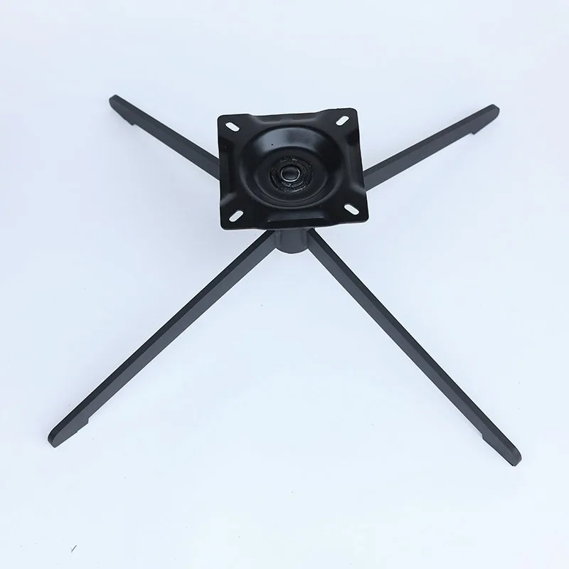 Chair leg swivel chair accessories chassis spray iron four-star frame with pedal steel thickened and stable
