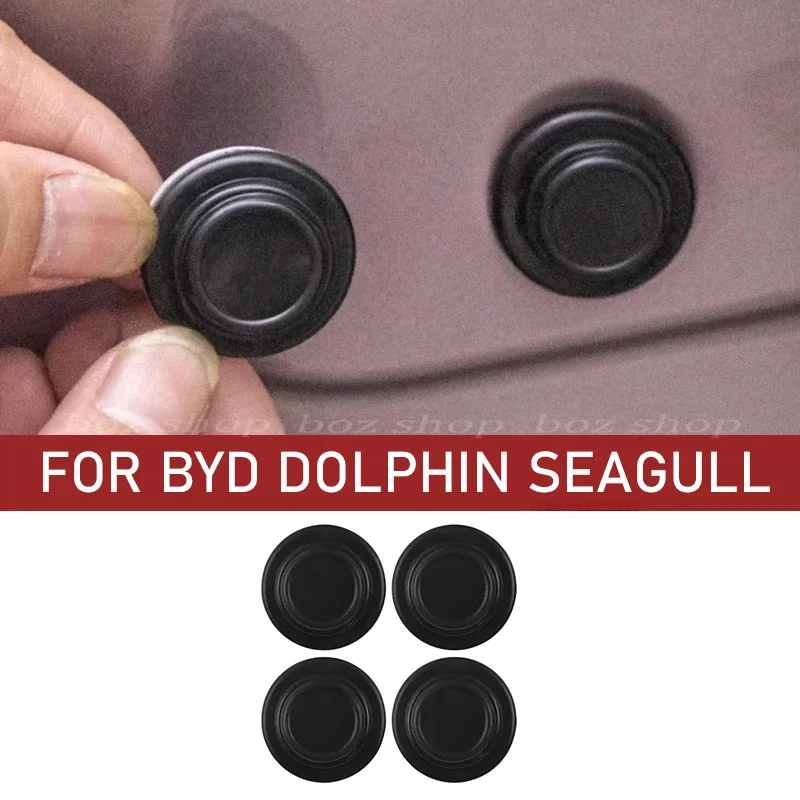 Car Door Shock-absorbing Cushion Pad For BYD Dolphin Seagull Anti-collision Sticker Sound Insulation Gasket Modified Pieces