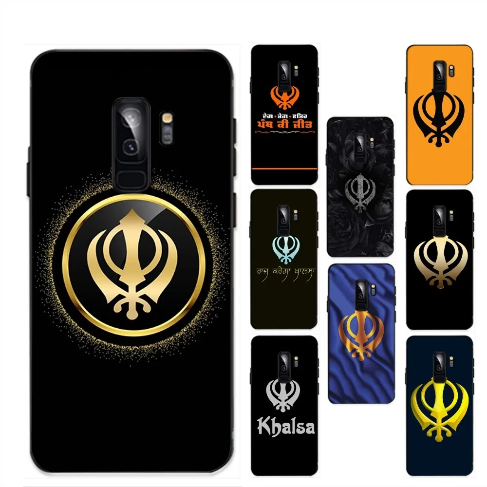 S-Sikh K-Khanda S-Sikhism Phone Case For Samsung S 9 10 20 21 22 23 30 23 24 Plus Lite Ultra FE S10lite Fundas