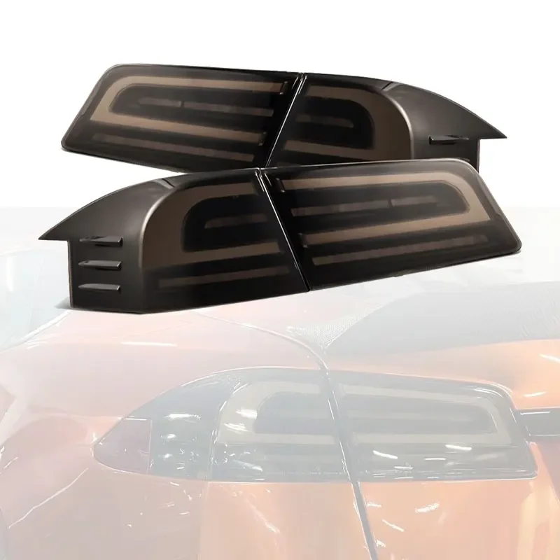 

For Upgrade and Modify LED Taillights for Tesla Model S 2014-2019 New Model with Red Lens Color