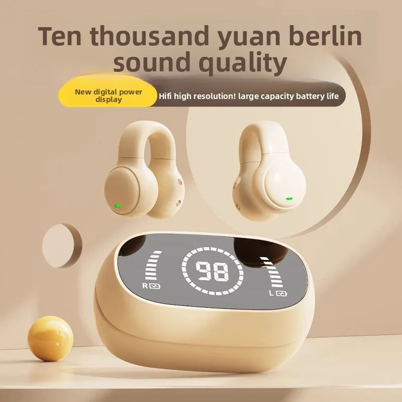 2026 New Berlin Sound Bone Conduction Wireless Headphones X51 Bluetooth 5.3 Noise Cancelling Long Battery Life