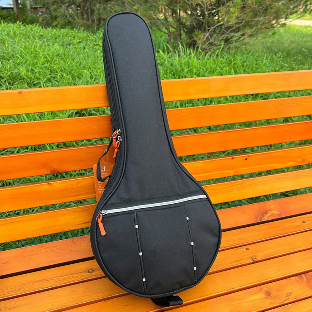 Banjo Gig Bag 4 String Ukulele Carrying Case Padded Oxford Backpack Banjo Organizer Storage Bag for Beginners Teens Adults