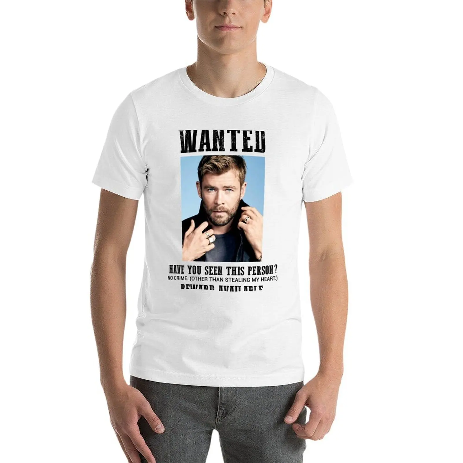 أراد: كريس هيمسوورث تي شيرت جي رجل تي شيرت للرجال رجل تي شيرت للرجال عادية تي شيرت #4