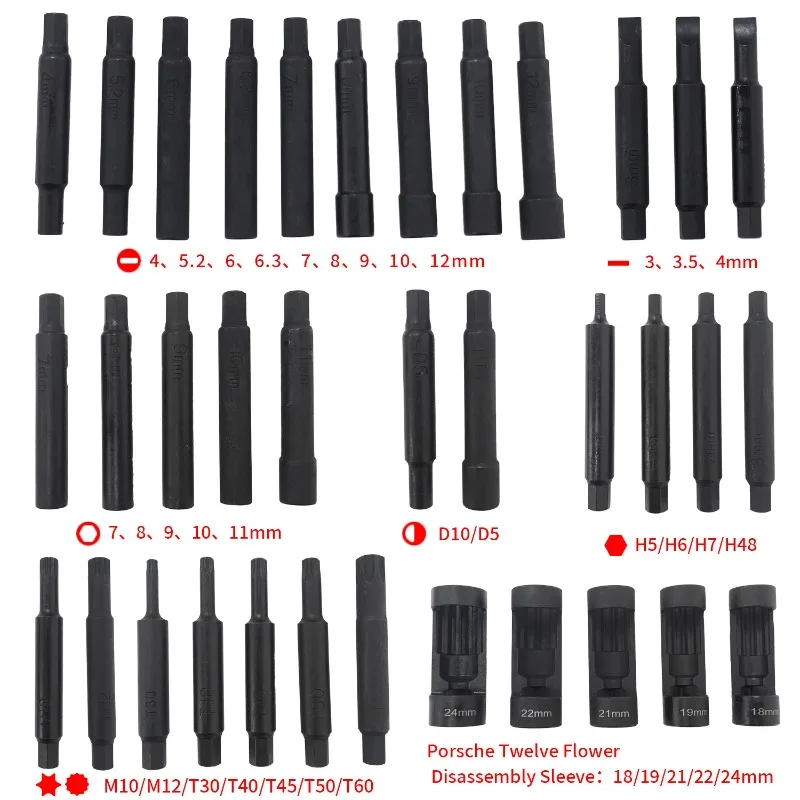 Specialized Shock Absorber Removal Tool Kit for All Vehicle Models Including Strut Tower Top Mount and Upper Mount Bolt