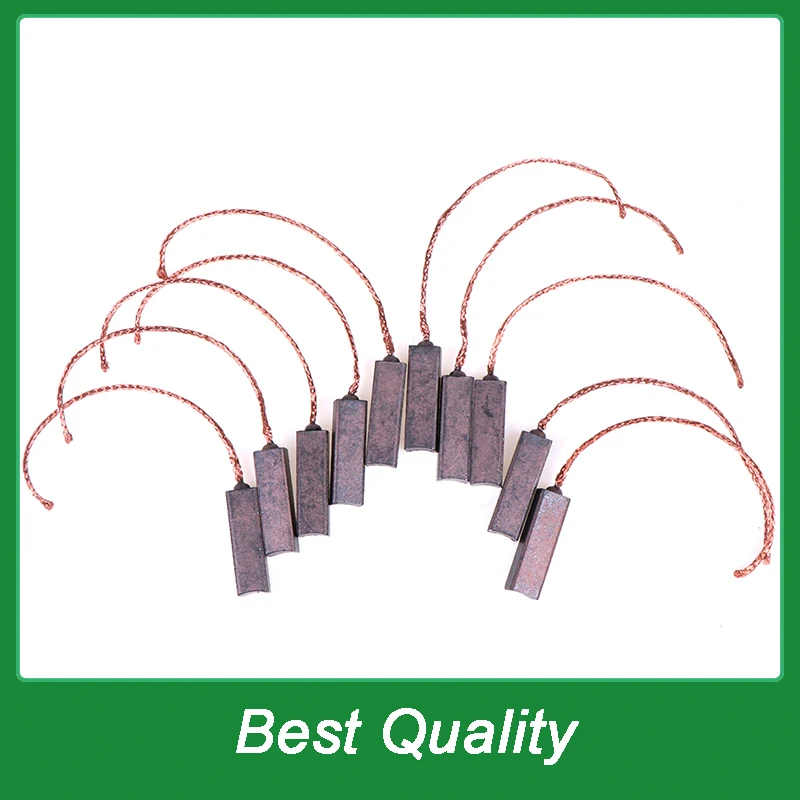 10Pcs 4.5* 6.5 *20mm Motor Carbon Brushes Regulator Carbon Brush