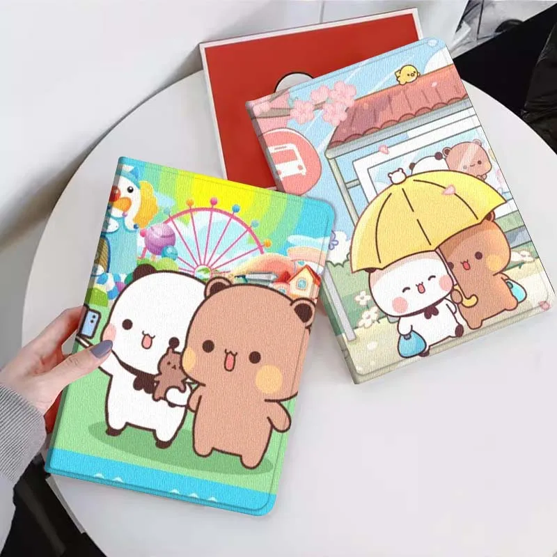 

Cute Bear Cartoon Popular Art For Xiaomi Mi Pad Mini 4 5 6 7 SE Pro Plus Redmi Pad 2 SE 2025 8.8 11 Foldable Tablet Case Gift