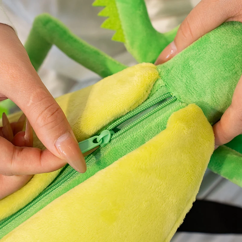 1pc Reallike Mantis& Dragonfly Plush Backpack Toys Simulation Animal Insect Doll Decorative Shoulder Bag Birthday Christmas Gift