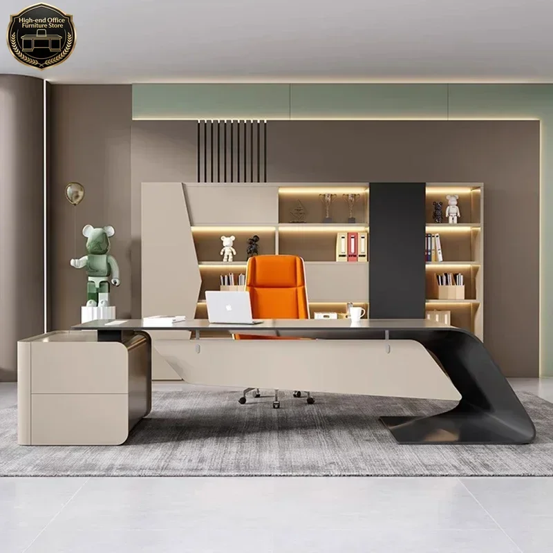 

Student Modern Desk Setup Modern Work Makeup Boss Console Office Table Computer Drafting Escrivaninha Media Console Furniture