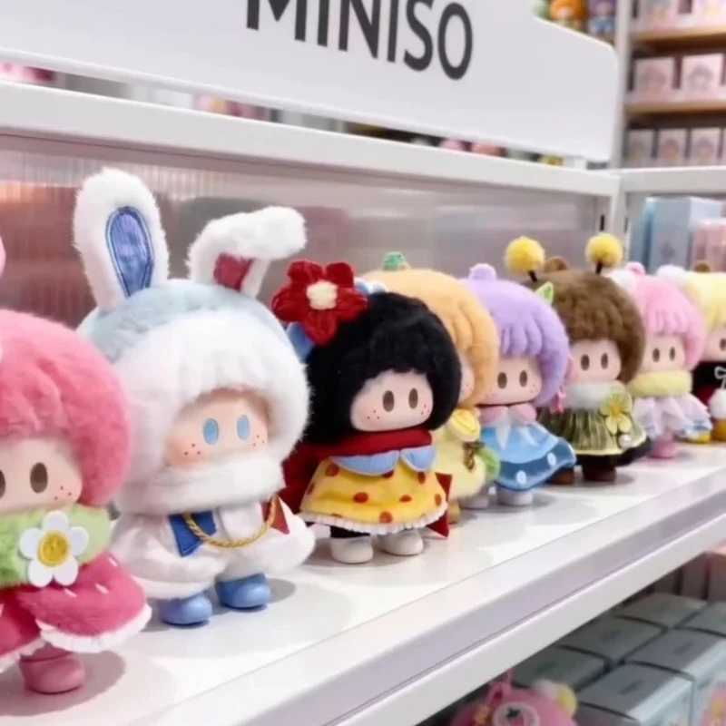 MINISO YOYO Meadow PomPom Series Blind Box Yoyo Anime Figure Mystery Box Kawaii Vinly Plush Surprise Bag Pendant Doll Girl Gifts view 2