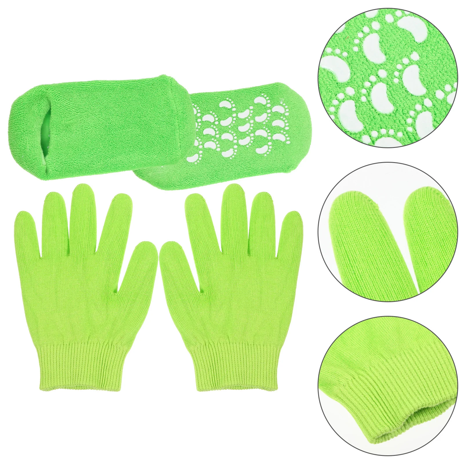 

Hand Foot Care Set Gloves Overnight Yarn Winter Moisturizing