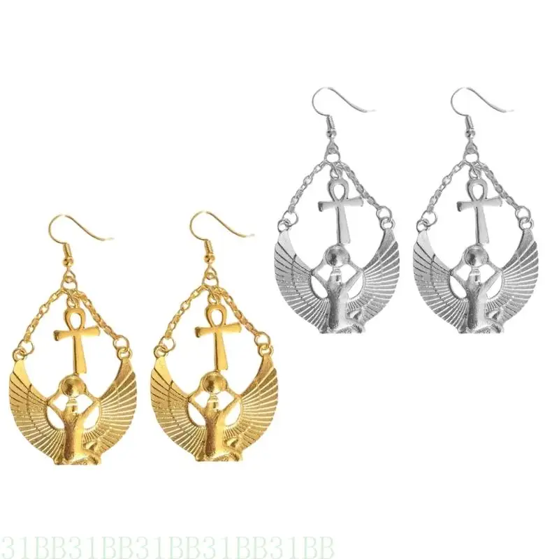 31BB Women Historical Drop Earrings Suitable for a Touch of Ancient Elegances