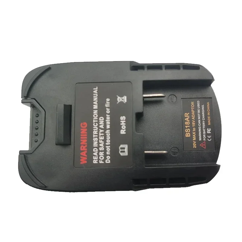 Adaptador de batería para batería de iones de litio Bosch de 18V, conversión a RIDGID para AEG, batería de iones de litio de 18V, herramientas eléctricas, taladro, convertidor BS18AR