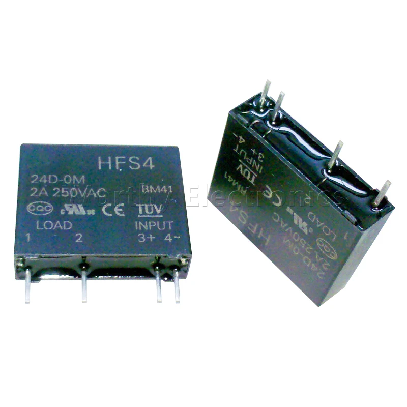 

Free Shipping Wholesale 10pcs/lot HFS4 24D-OM Relay