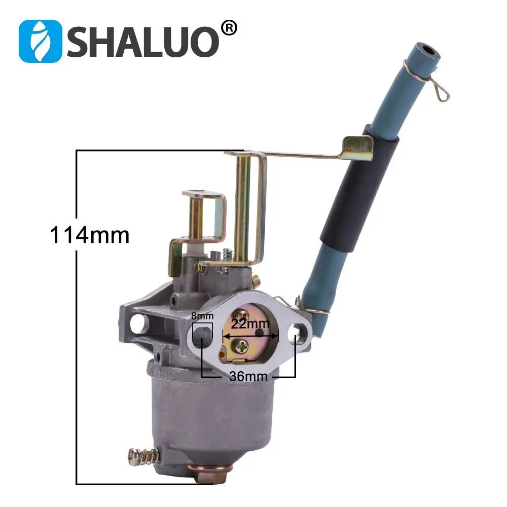 

2PCS Small Water Pump Carburetor Air Cooled Gasoline Range Extender Generator Parts 152F154F Power Carburetor Assembly