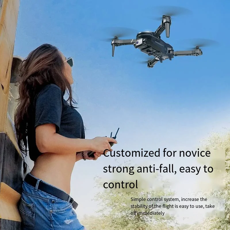 XS9 Drone 4K Dual Camera HD Fotografia Aérea Folding Aircraft Altura Fixa Controle Remoto Aircraft Toy