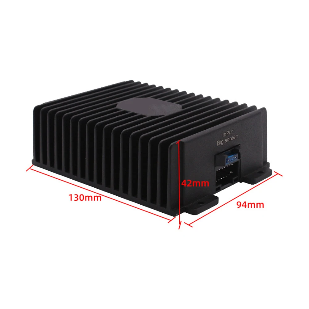 Digital Signal Processor Car Adapter with 4-Channel Boost and 4x80W Output Power for Android Infotainment Compatibility