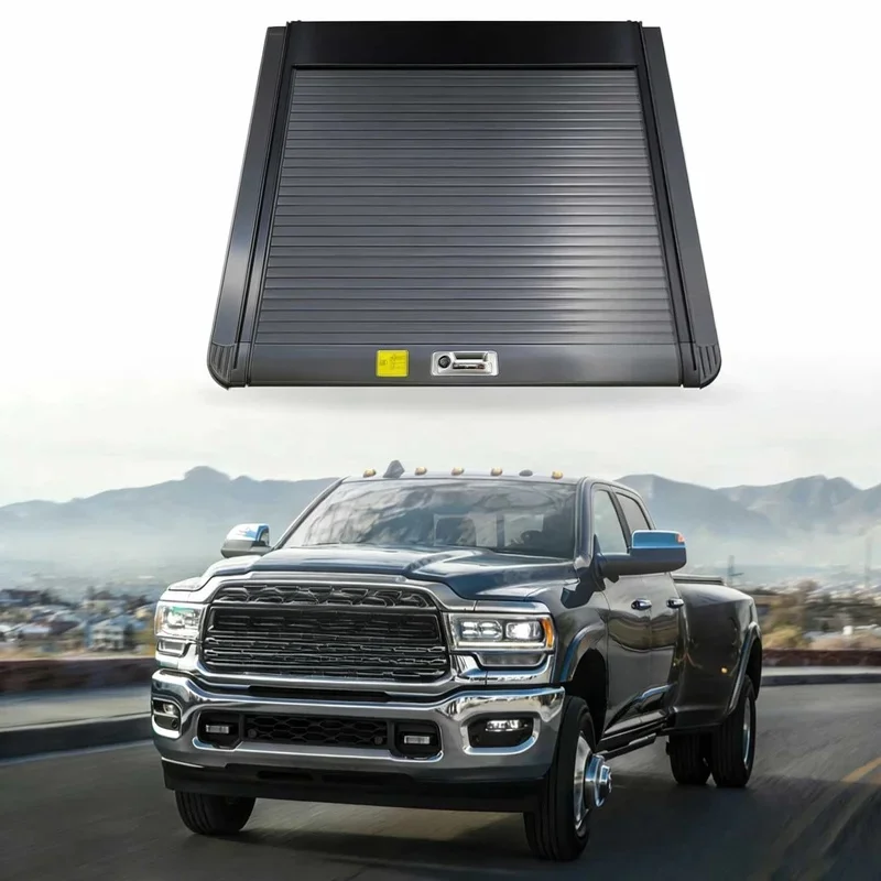 Hot Selling Thickened Heavy‑Duty Manual Retractable Aluminum Alloy No Drilling Pickup Bed Cover Exterior Modification Accessorie