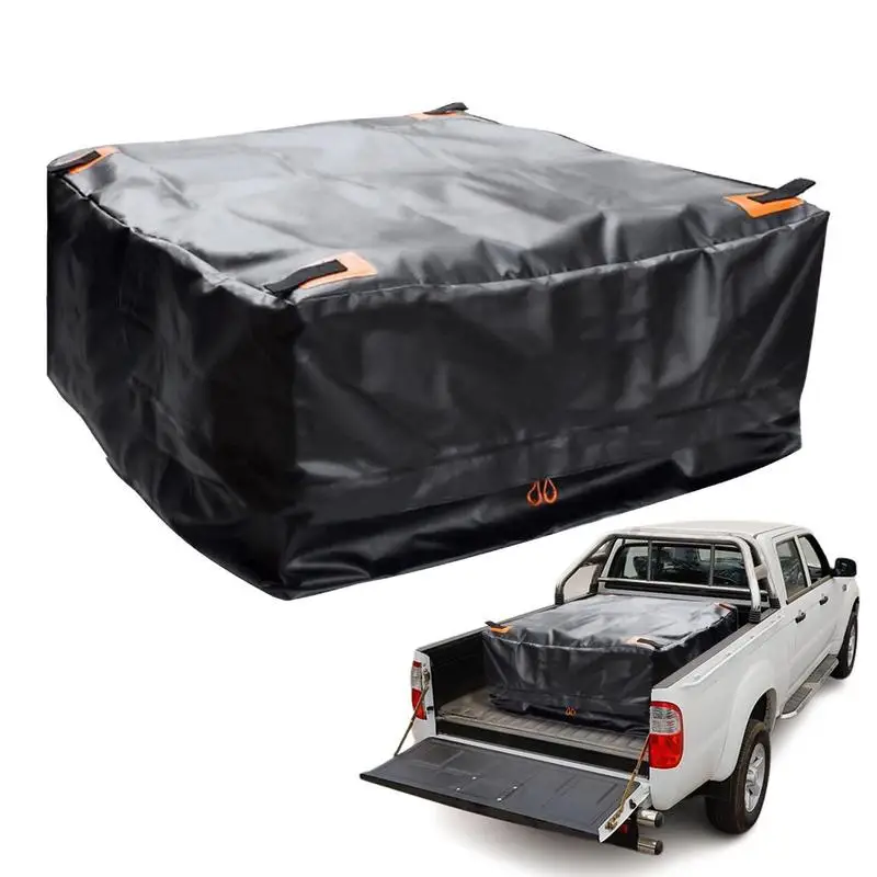 Car Roof Bag Rooftop Oxford Car Roof Cargo Carrier Universal Luggage Bag Storage Cube Bag for All Cars Sunroof Loopback