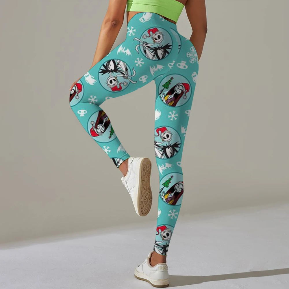Disney cartoon print gymlegging dames yogabroek sexy yogabroek dames sportkleding fitnesskleding