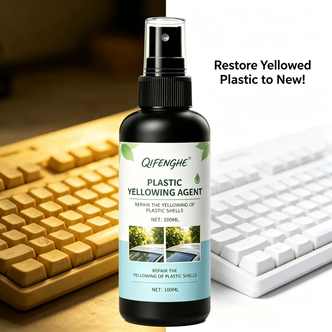 Plastic Yellowing Remover Spray, Restorer for Car & Electronic Plastic Housings