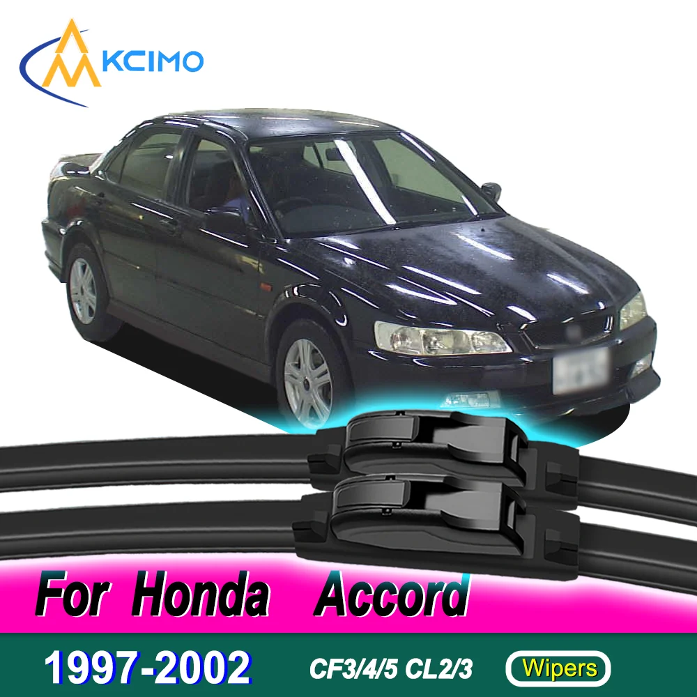 

2PCS All-Weather Silent Exact Fit Windshield Wiper Blades for Honda Accord CF3/4/5 CL2/3 1997-2002 Car Accessories