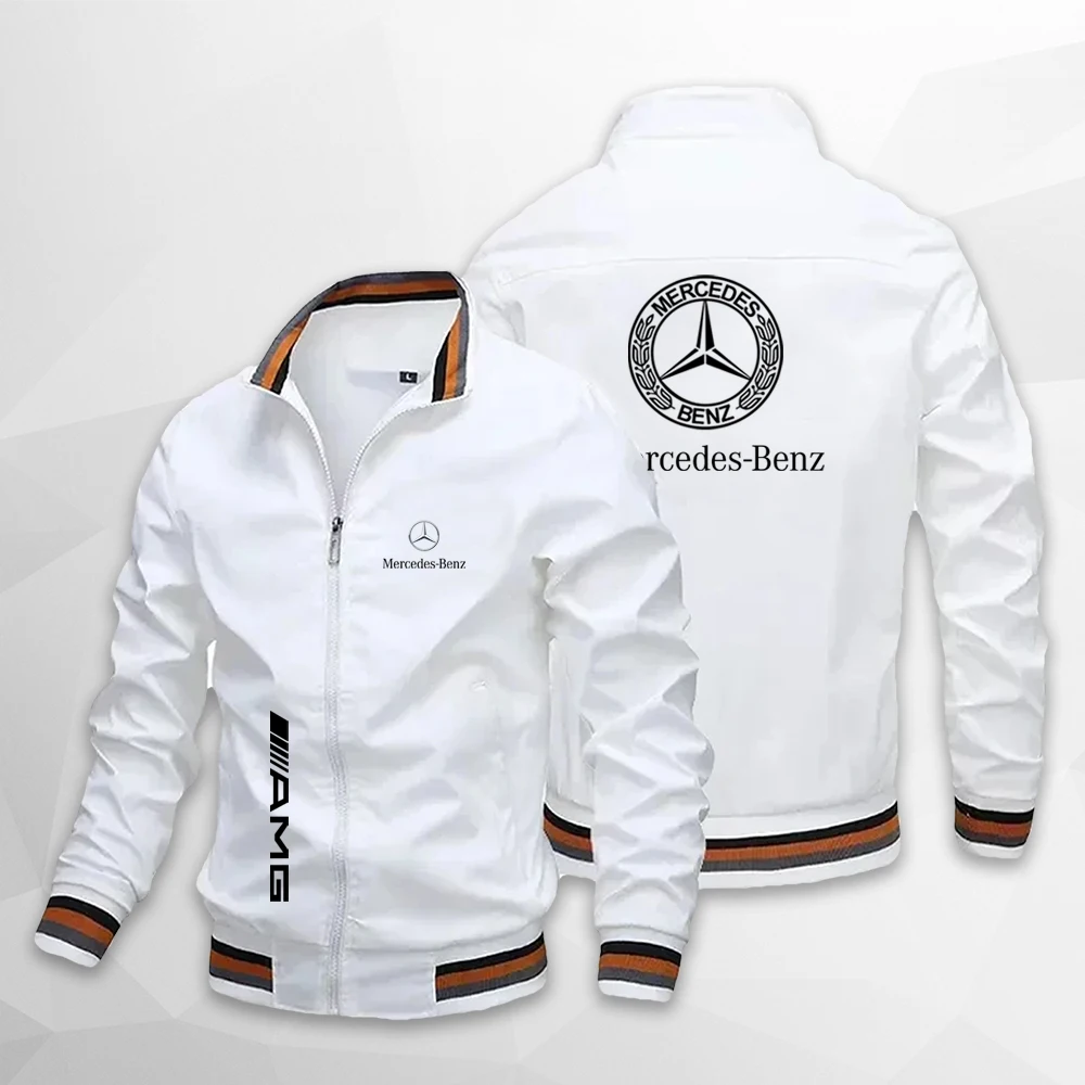 2024 cycling men\'s Mercedes Benz motorcycle jacket, men\'s and women\'s sports Mercedes Benz bicycle jacket, Mercedes Benz sports