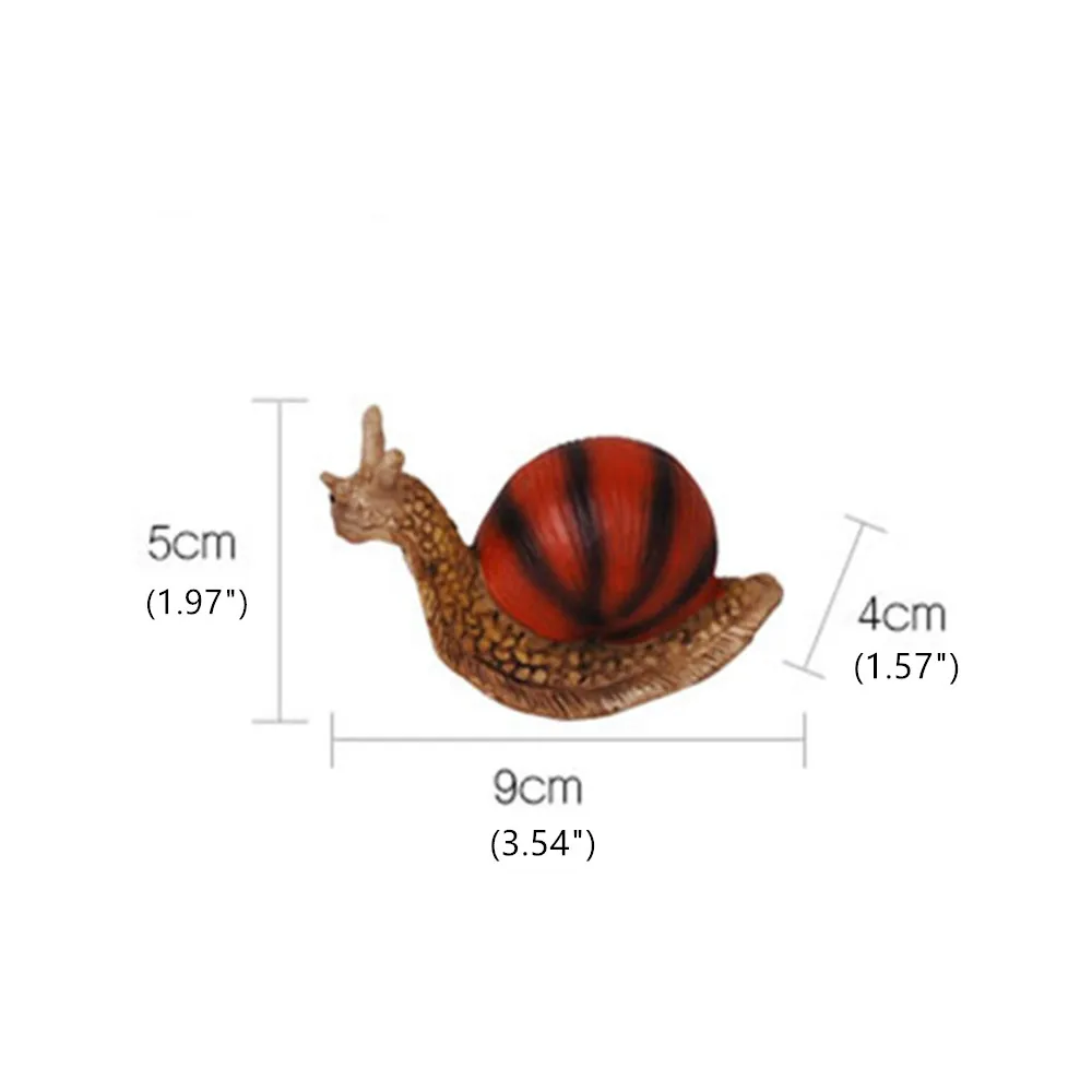 Resin Snail Figurines Garden Ornaments Outdoor Tortoise Turtle Animal Figurines Art Yard Home Decor