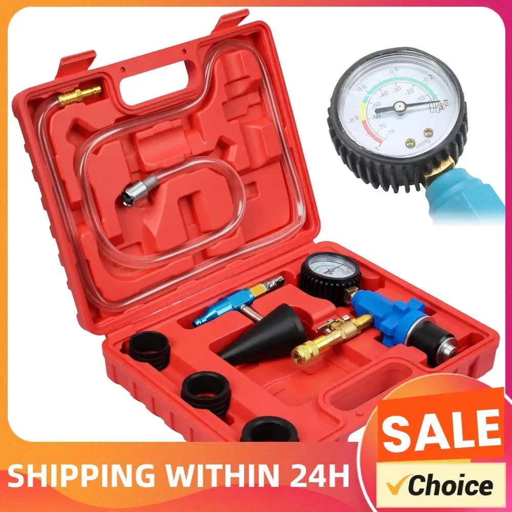 

Комплект для вакуумной прокачки и заправки охлаждающей жидкости радиатора для автомобилей, фургонов, внедорожников и грузовиков