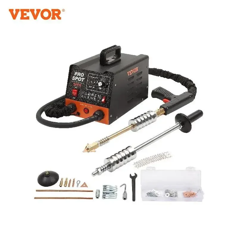 

VEVOR Stud Welder Dent Repair Kit 3KW Spot Welder Dent Puller with 6 Welding Modes for Car, Truck, Motorcycle Dent Repair