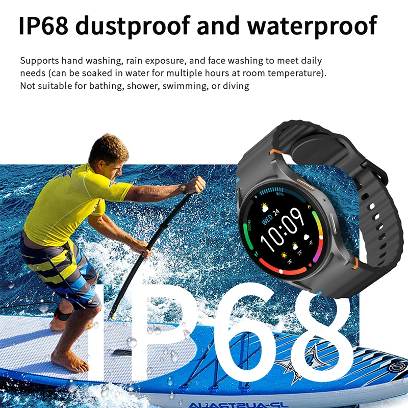 HD WATCH 7 Mini 40mm Smart Watch per Samsung IP68 Impermeabile Orologi sportivi da donna Bussola NFC GPS Tracker Frequenza cardiaca Smartwatch