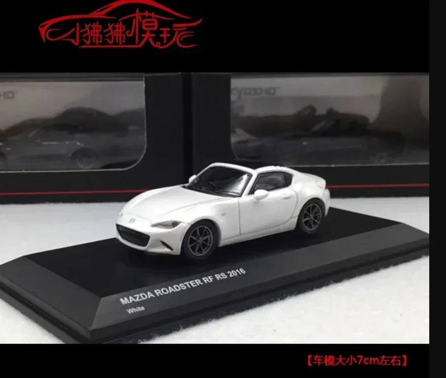 KYOSHO 1/64 Mazda Roadster RF Convertible Sportwagen MX-5 Auto Model Legering Simulatie Statische Display Model Jongen Collectie Geschenken