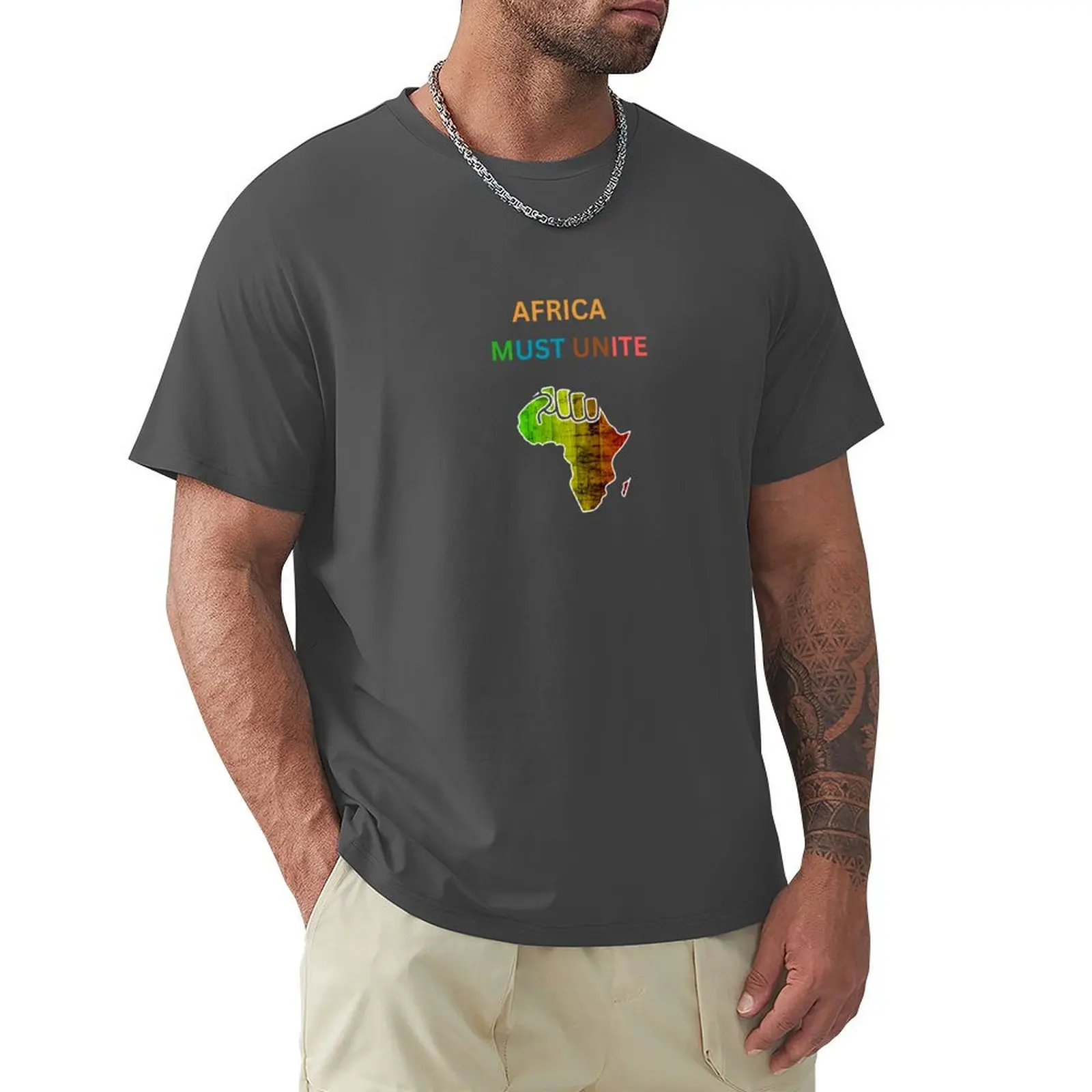 Africa must unite T-Shirt shirts graphic tees customs design your own t shirts for men